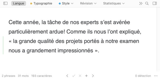 Signalement des dialogues la marge