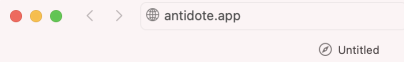 antidote.app