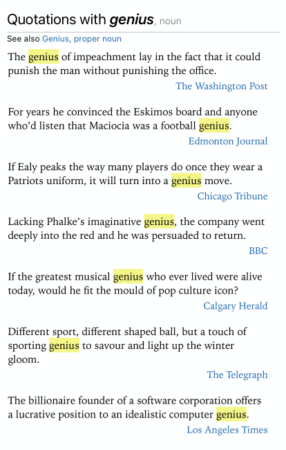 Quotations dictionary