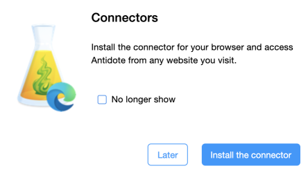 Install the connector