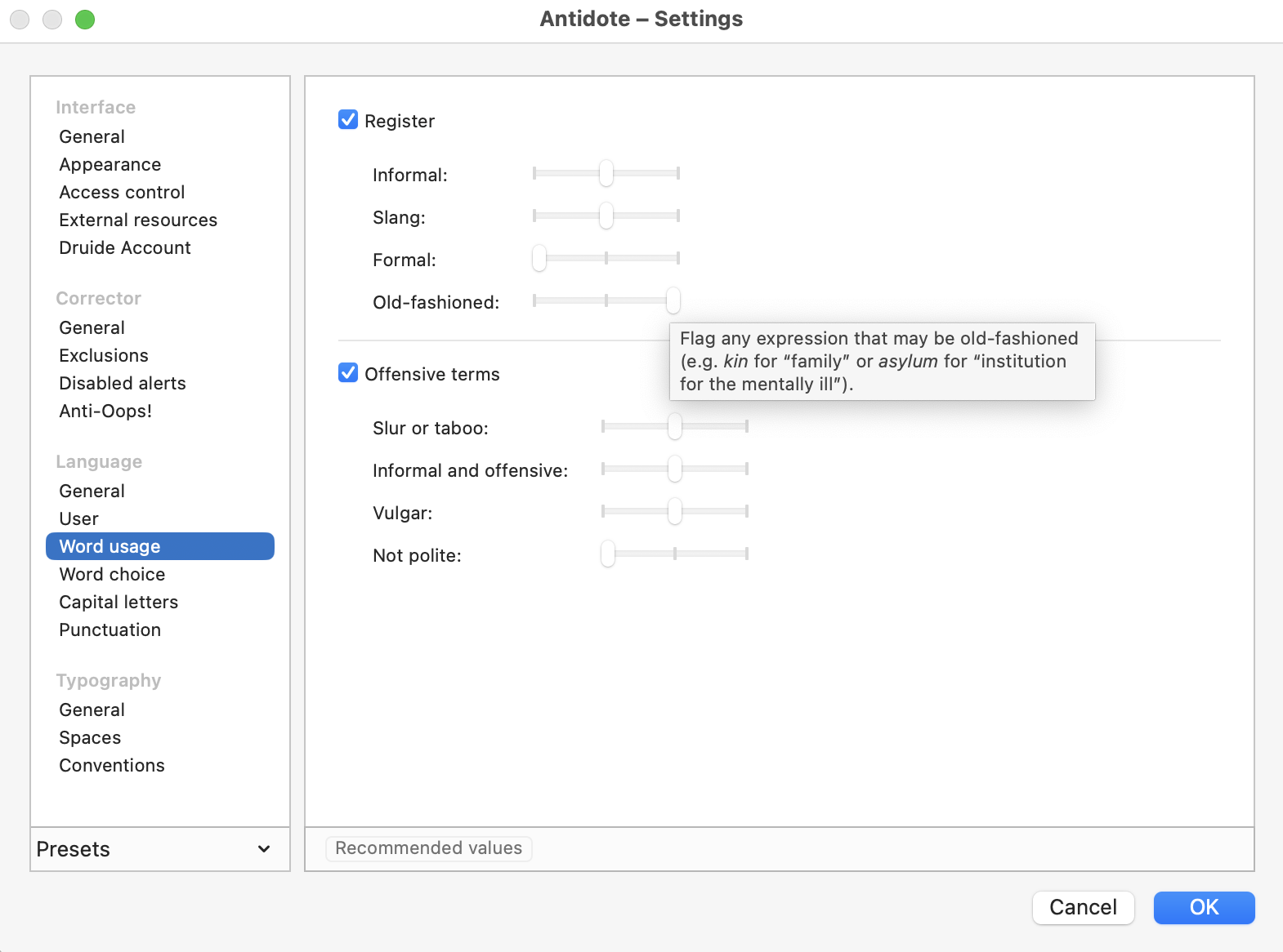 Why Adjust the Settings? | User Guide