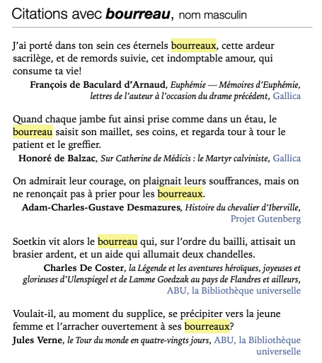 Dictionnaire de citations