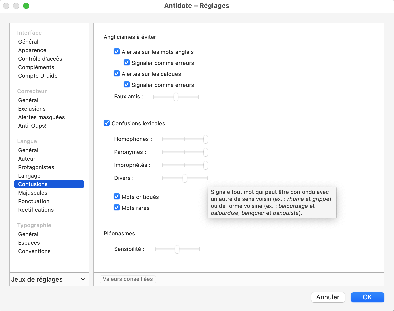 Pourquoi ajuster les réglages | Guide d’utilisation