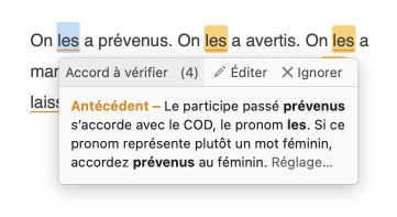 Le nombre de détections identiques