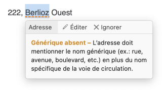 Souligné orangé gras pointillé