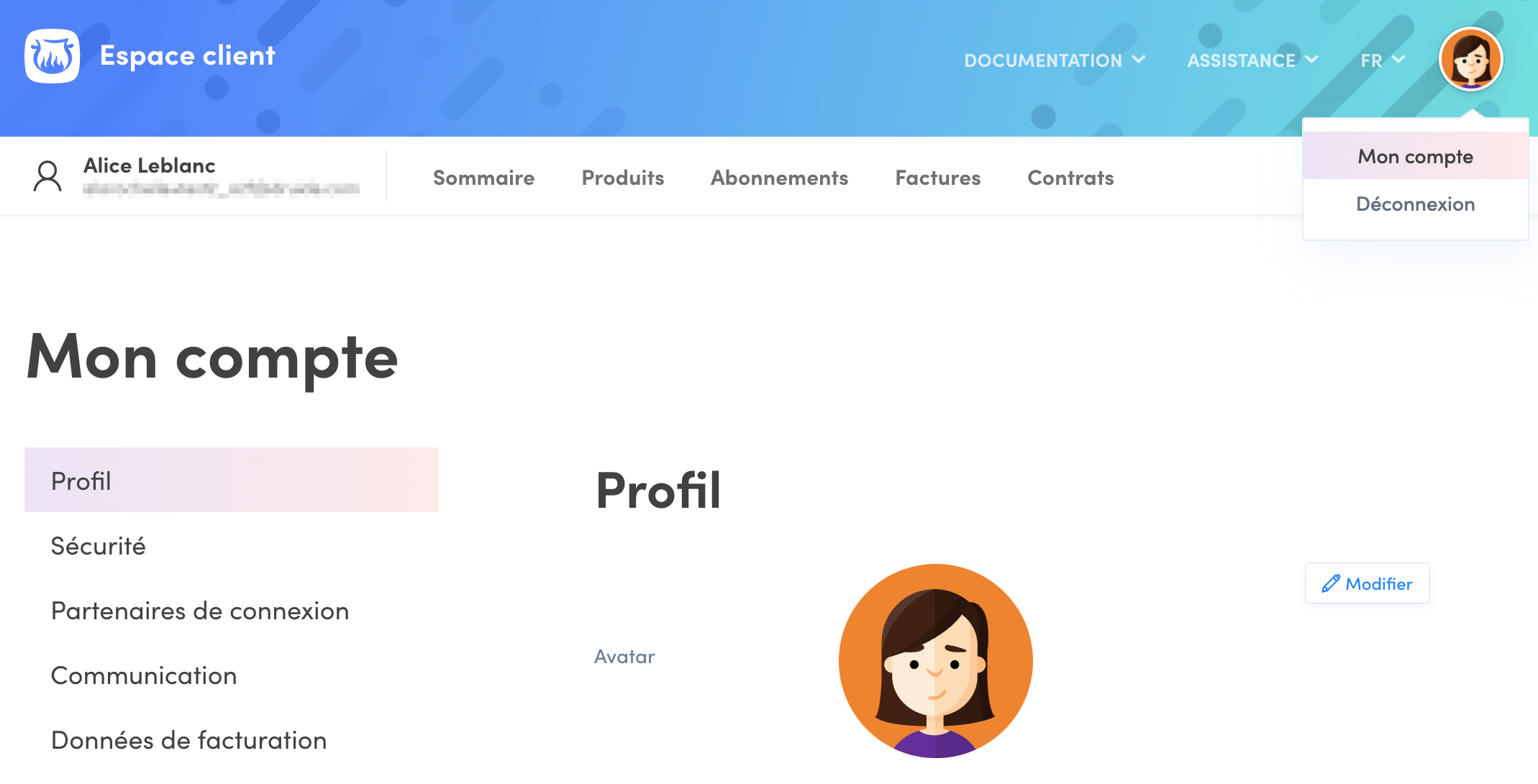 G REZ VOTRE COMPTE AVEC L ESPACE CLIENT visual data 2