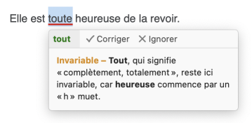 Souligné rouge plein