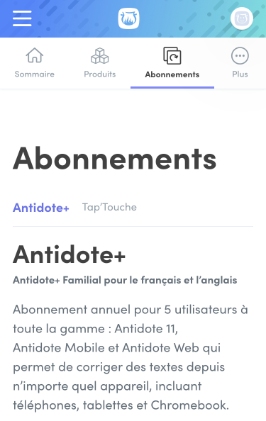 Abonnements