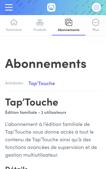Abonnements