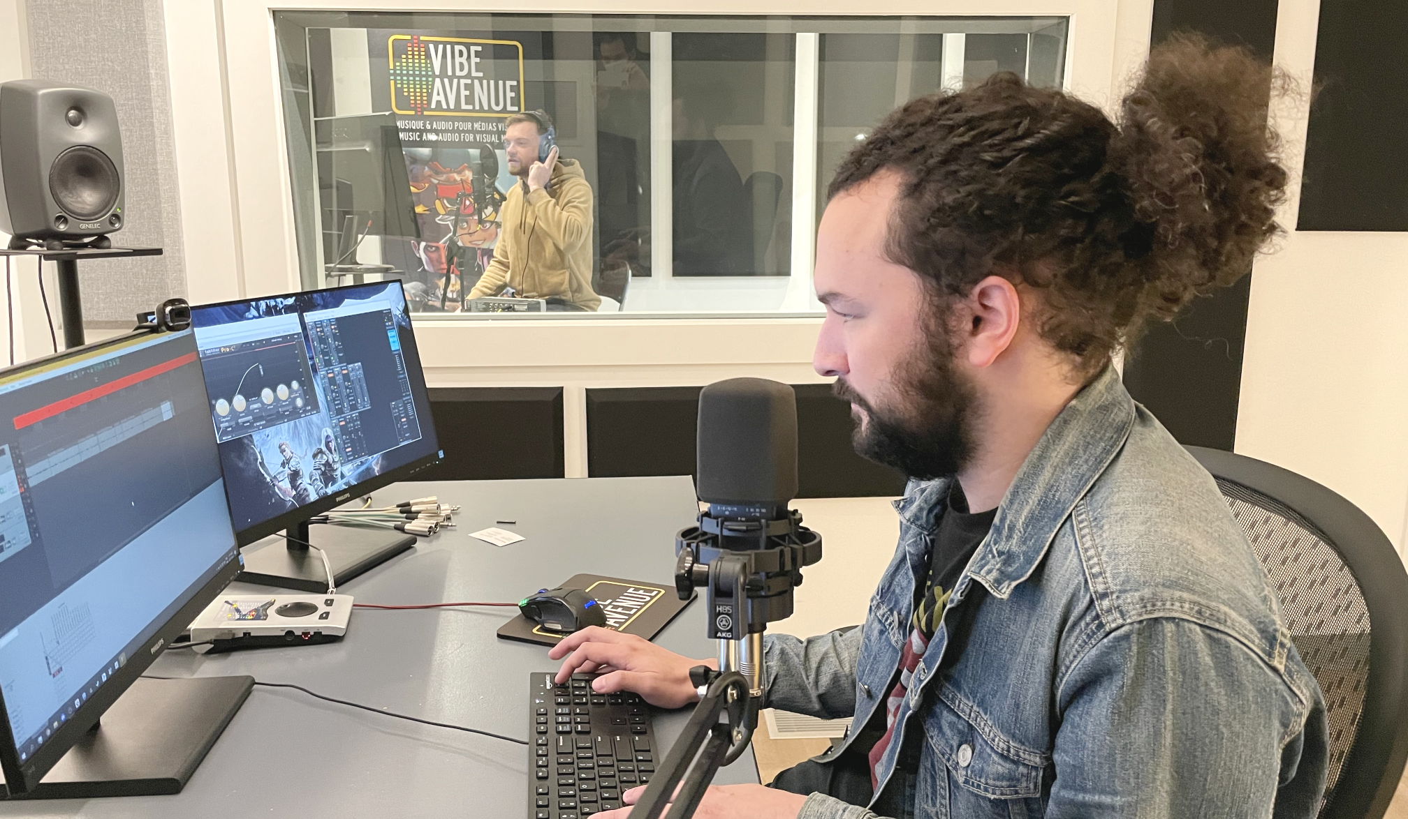 Montréal voice recording session.