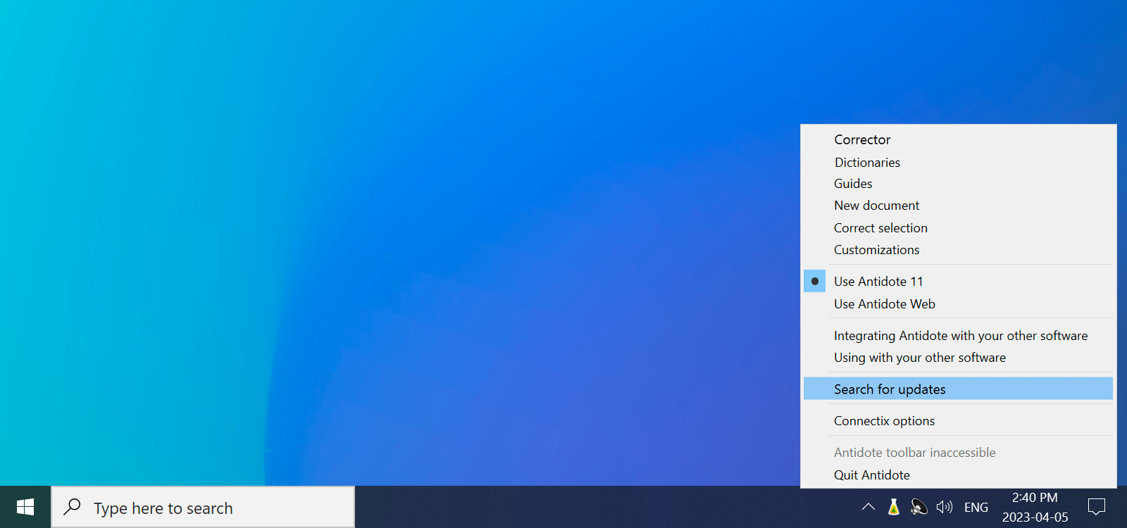 Flask icon in Windows