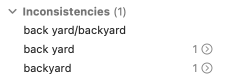 Inconsistent spelling